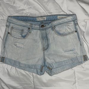 Light Washed Jean Short